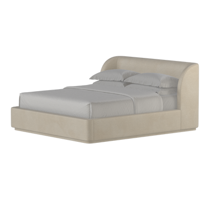 Giacomo Double Bed with Wide Panelled Headboard