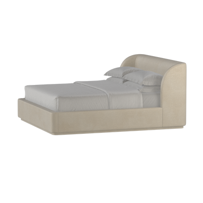 Giacomo Double Bed with Wide Panelled Headboard