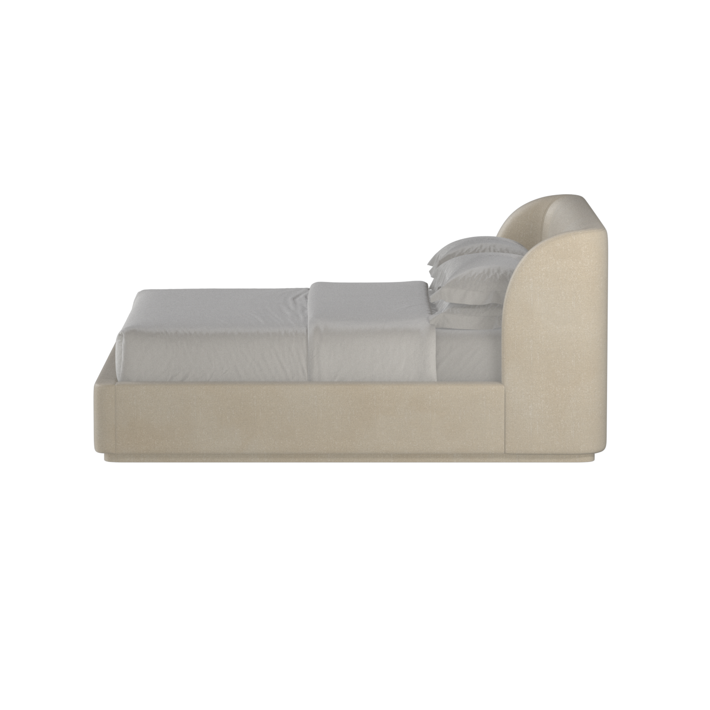 Giacomo Double Bed with Wide Panelled Headboard