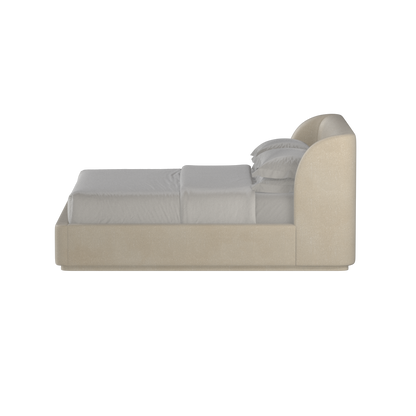 Giacomo Double Bed with Wide Panelled Headboard