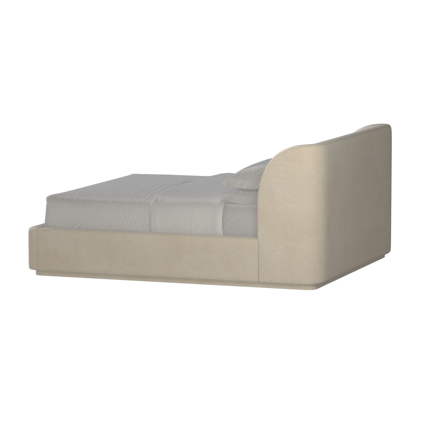 Giacomo Double Bed with Wide Panelled Headboard