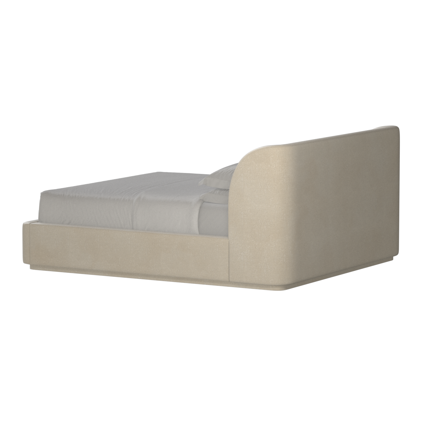 Giacomo Double Bed with Wide Panelled Headboard