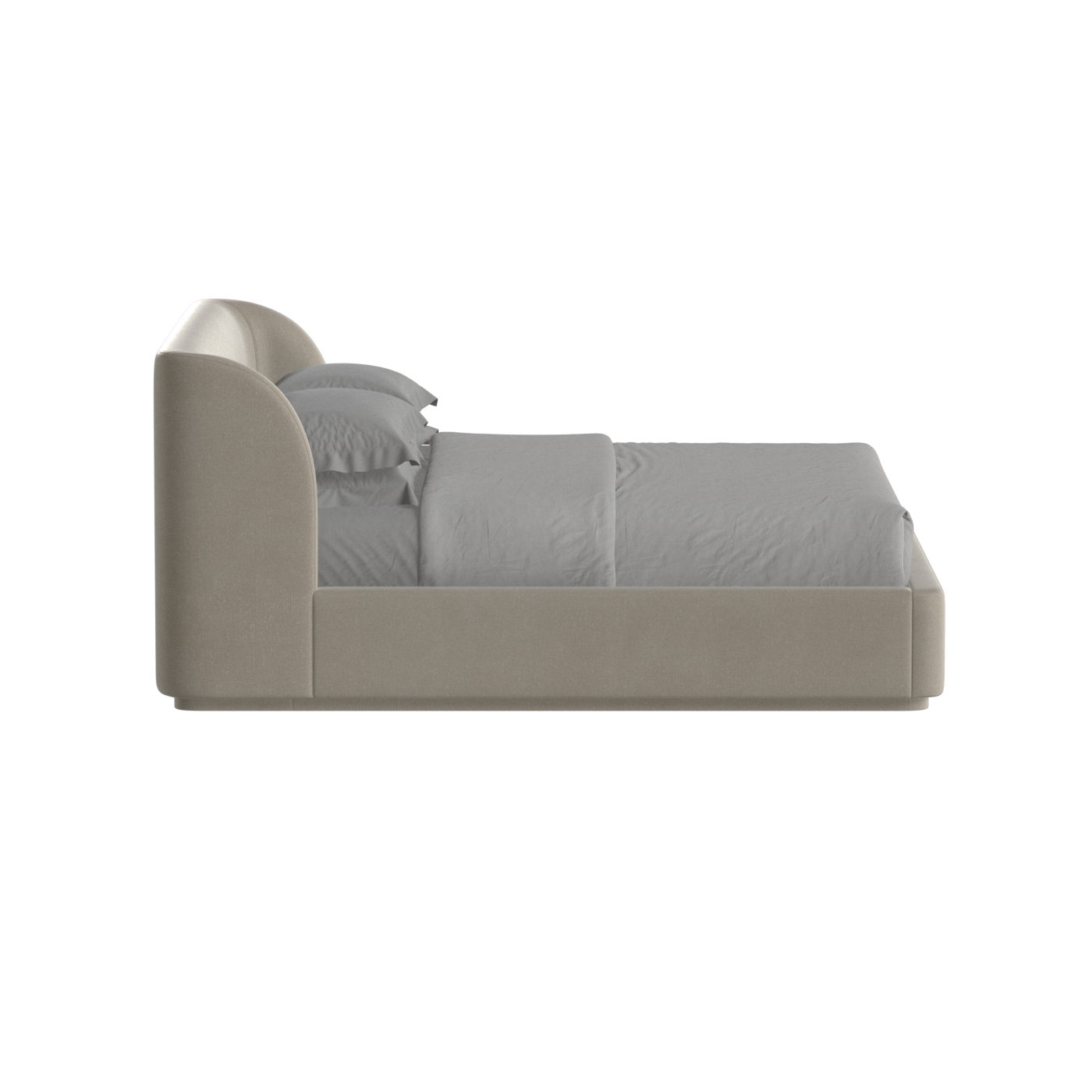 Giacomo Double Bed with Wide Panelled Headboard
