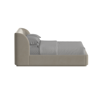 Giacomo Double Bed with Wide Panelled Headboard