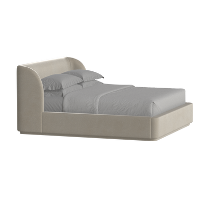Giacomo Double Bed with Wide Panelled Headboard