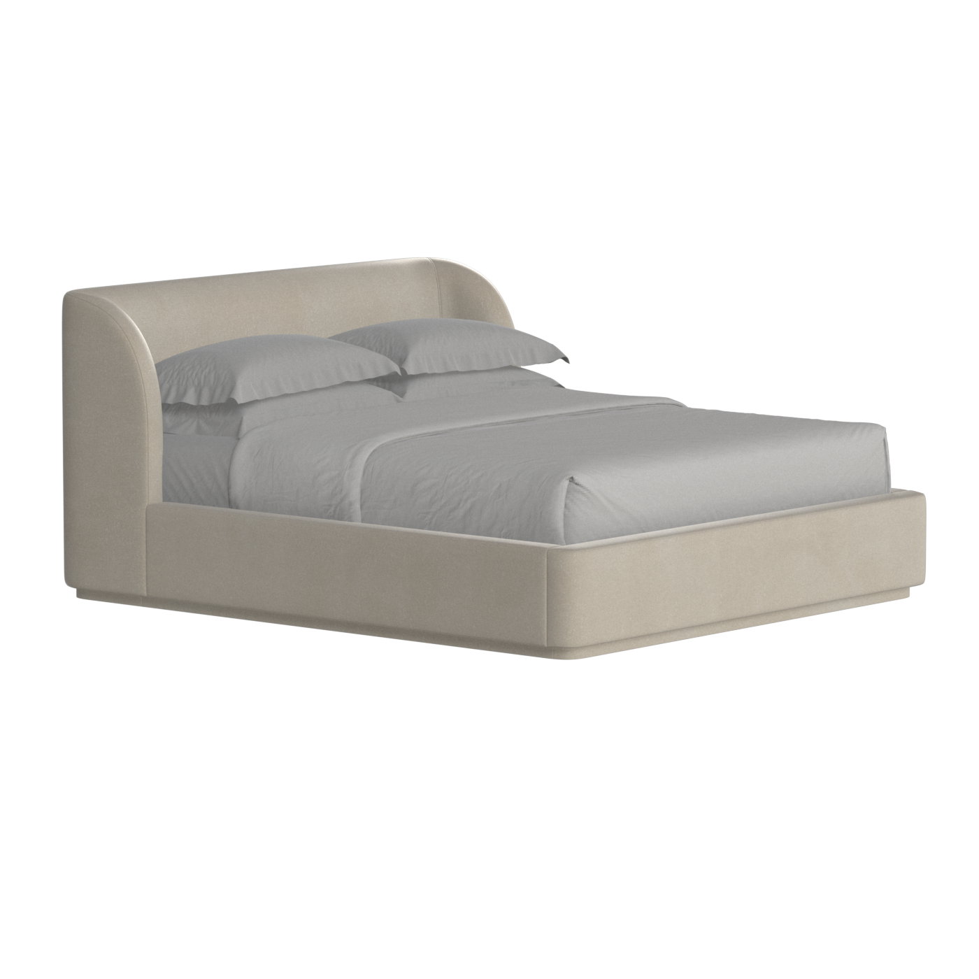 Giacomo Double Bed with Wide Panelled Headboard