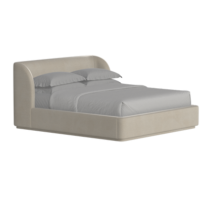 Giacomo Double Bed with Wide Panelled Headboard