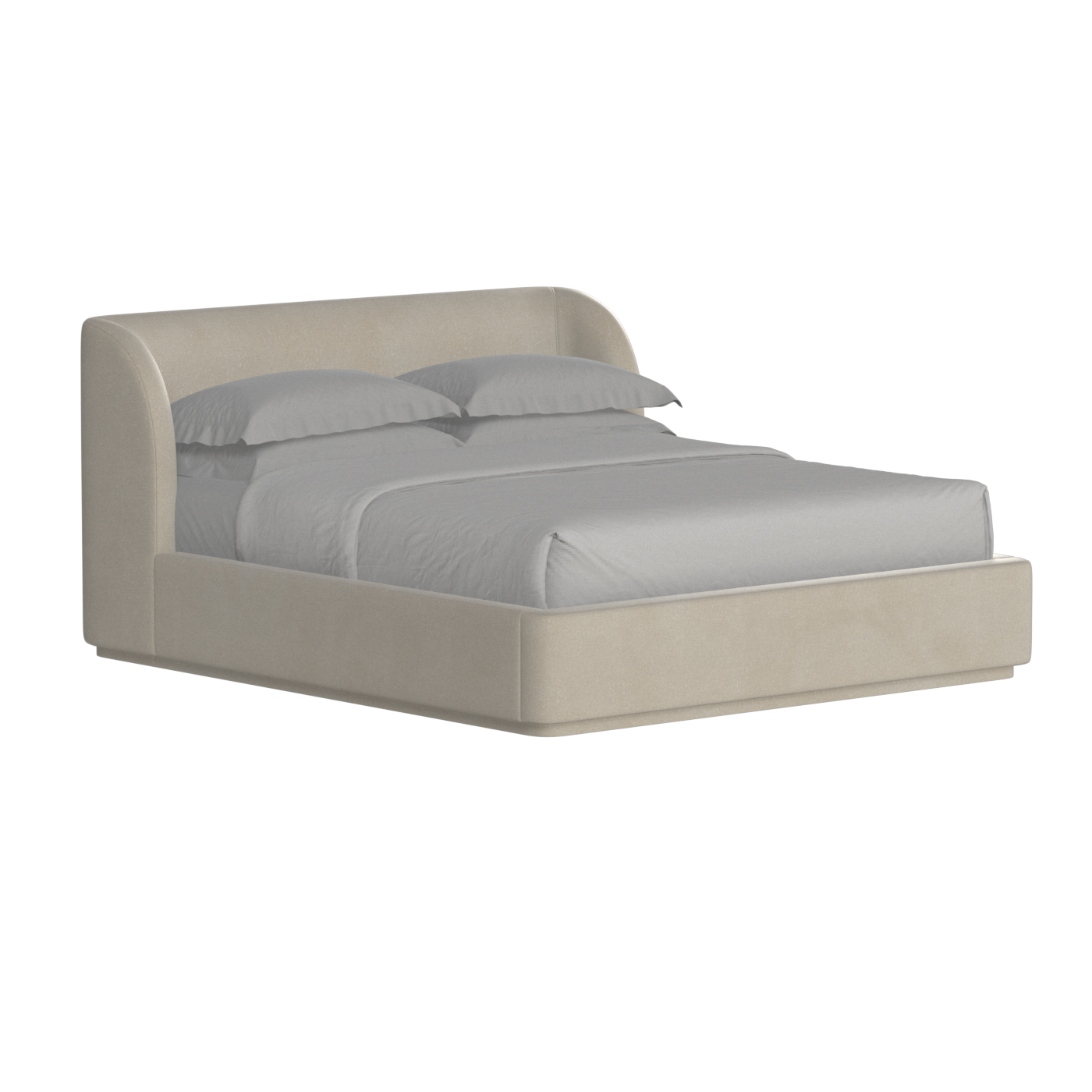 Giacomo Double Bed with Wide Panelled Headboard