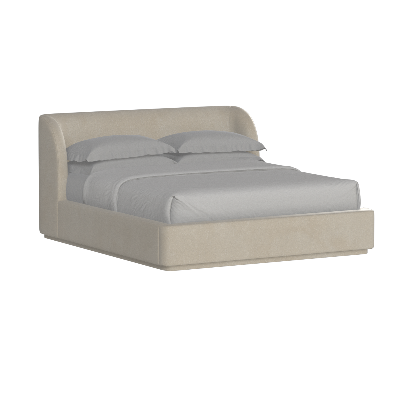 Giacomo Double Bed with Wide Panelled Headboard