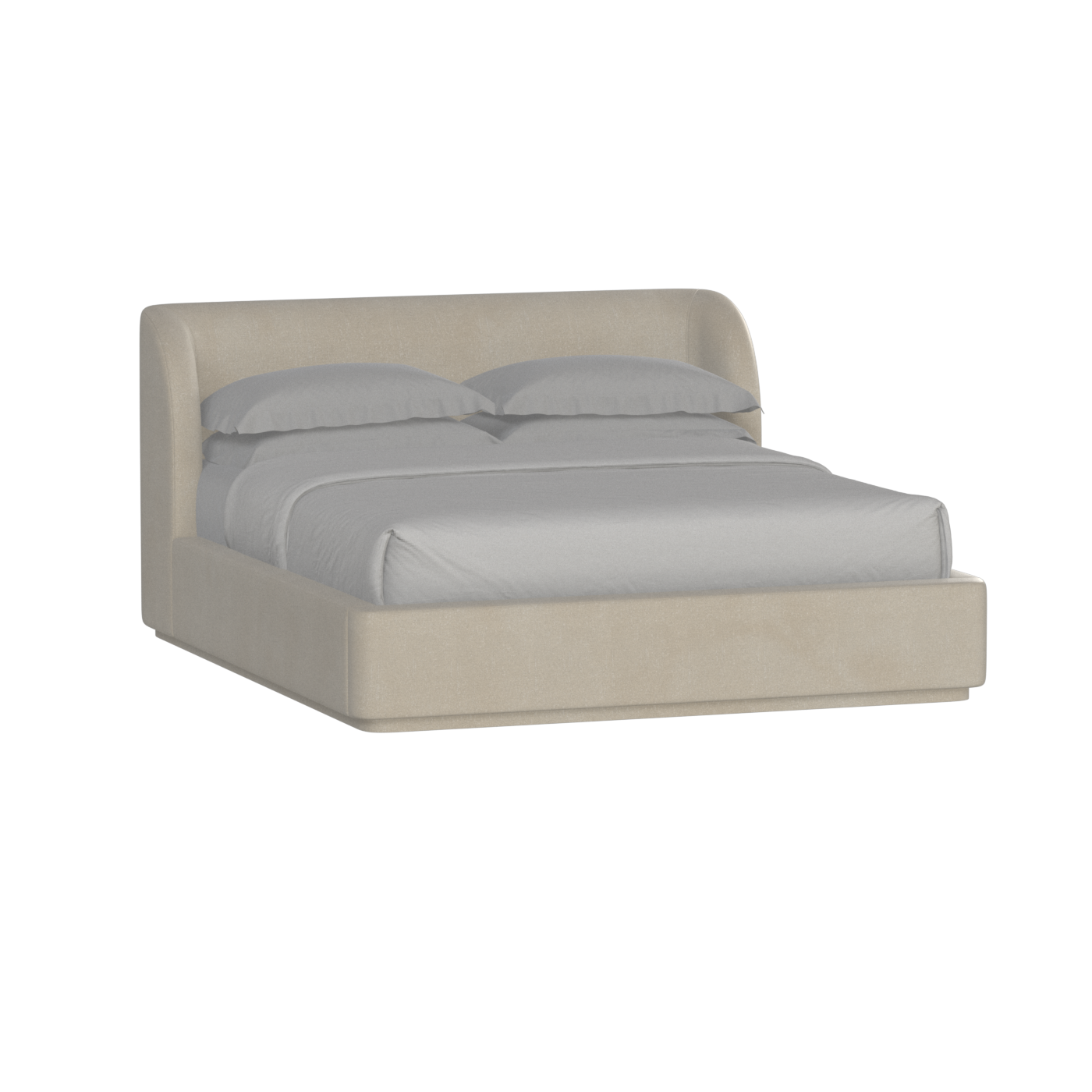 Giacomo Double Bed with Wide Panelled Headboard