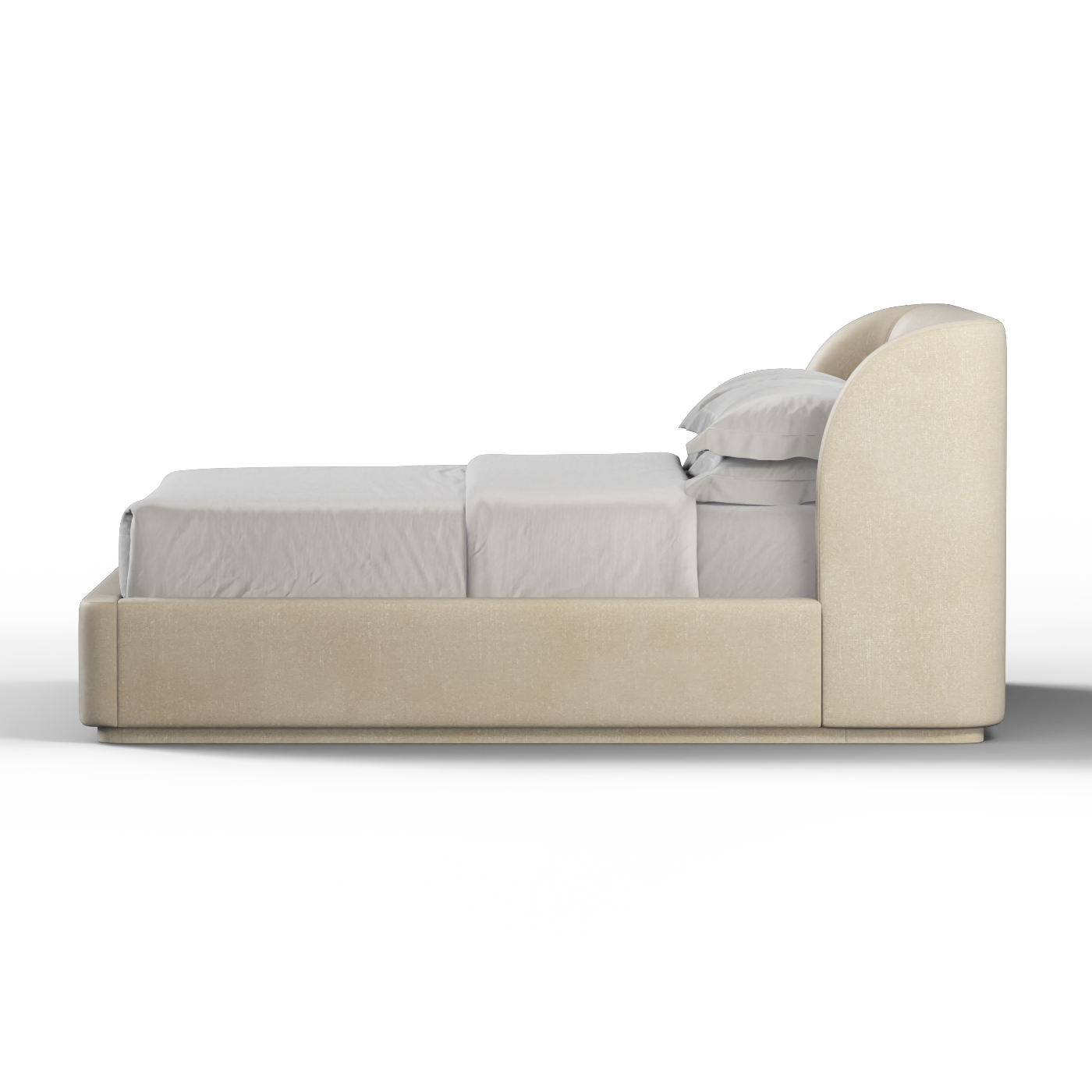 Giacomo Double Bed with Wide Panelled Headboard
