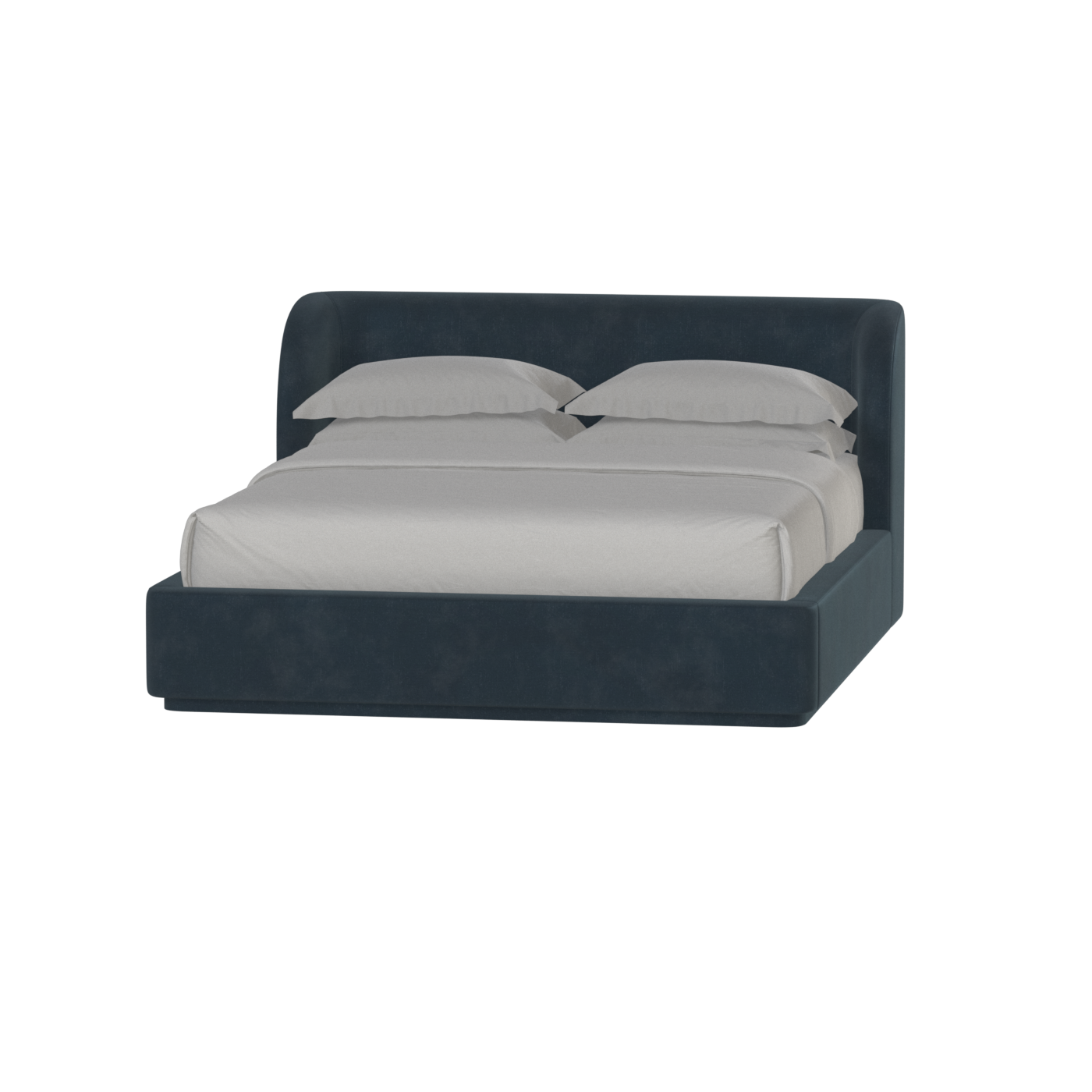 Giacomo Double Bed with Wide Panelled Headboard