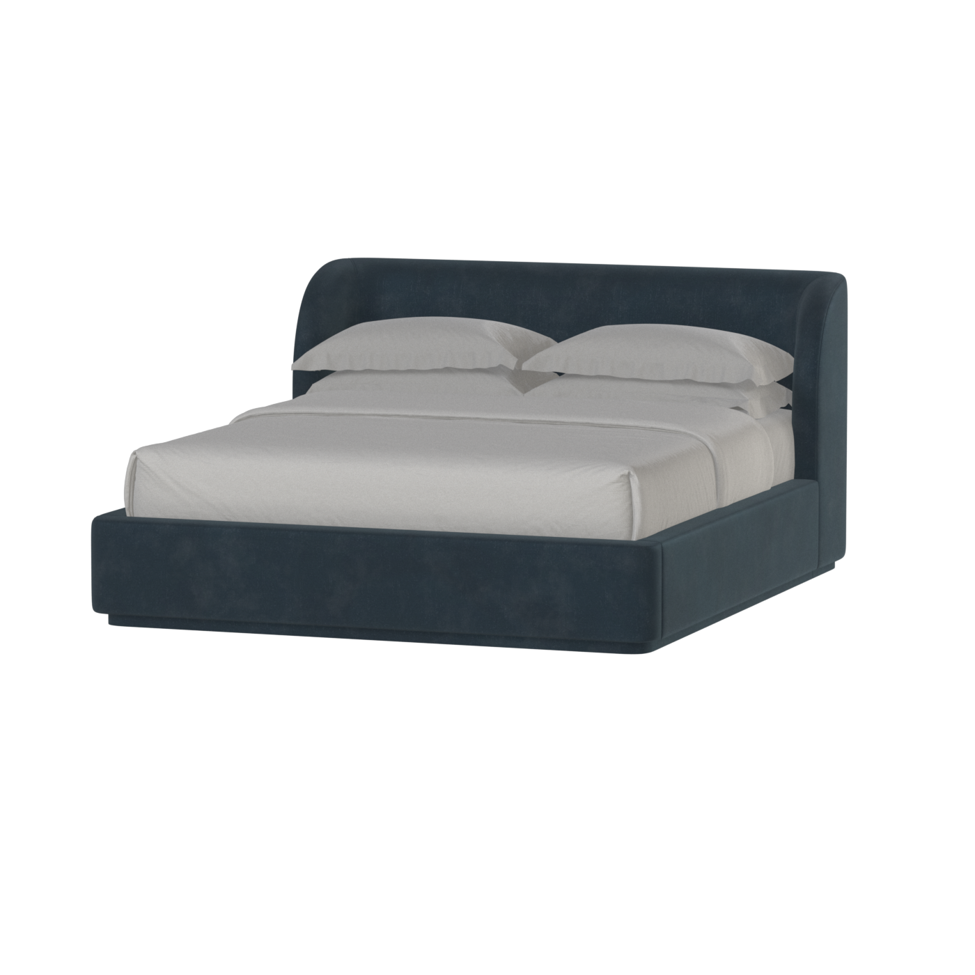 Giacomo Double Bed with Wide Panelled Headboard