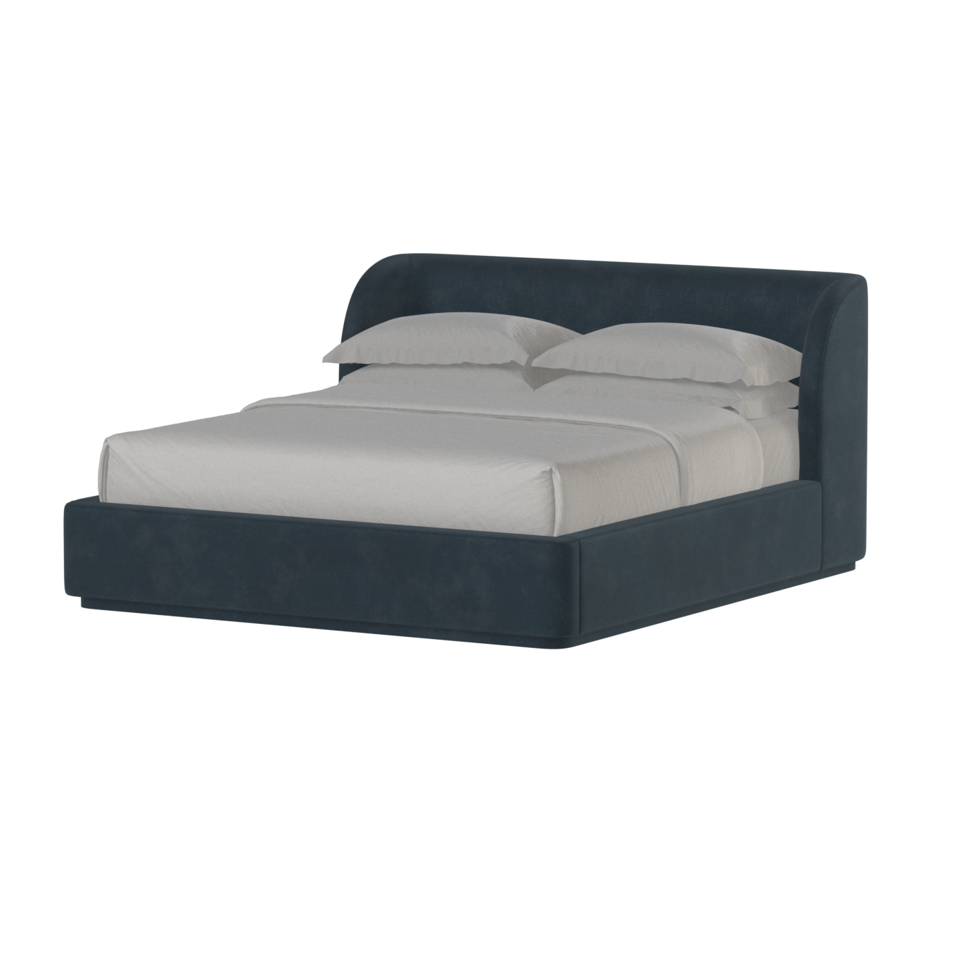 Giacomo Double Bed with Wide Panelled Headboard