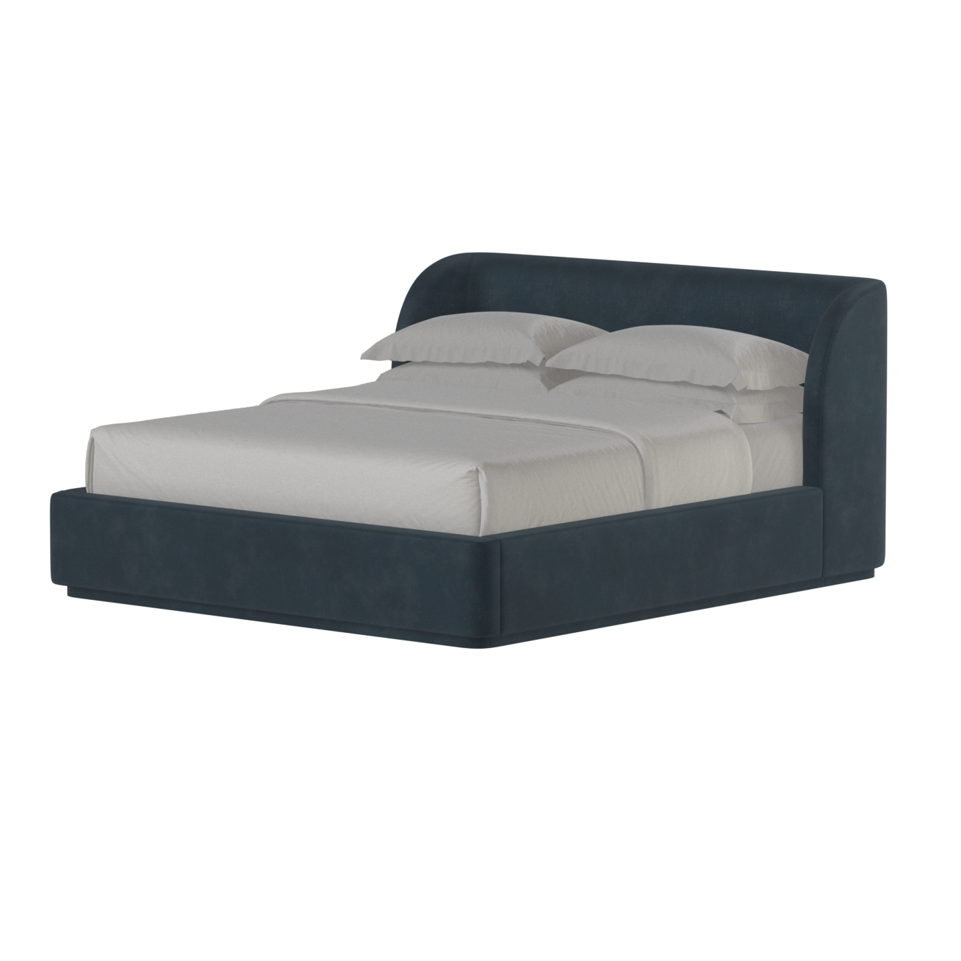 Giacomo Double Bed with Wide Panelled Headboard