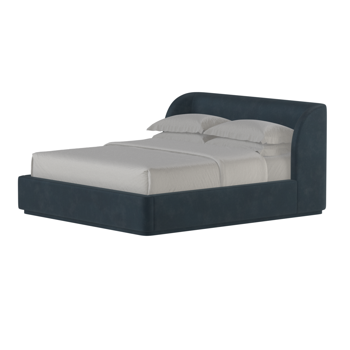 Giacomo Double Bed with Wide Panelled Headboard