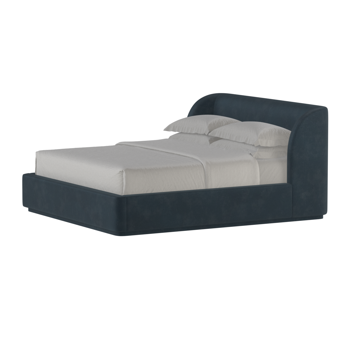 Giacomo Double Bed with Wide Panelled Headboard