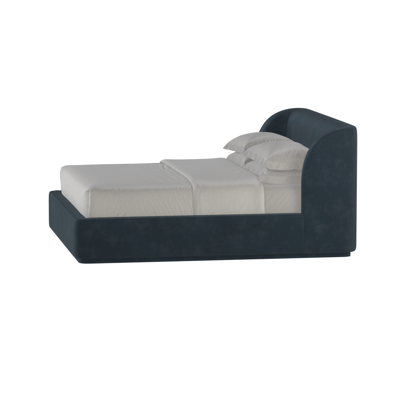 Giacomo Double Bed with Wide Panelled Headboard