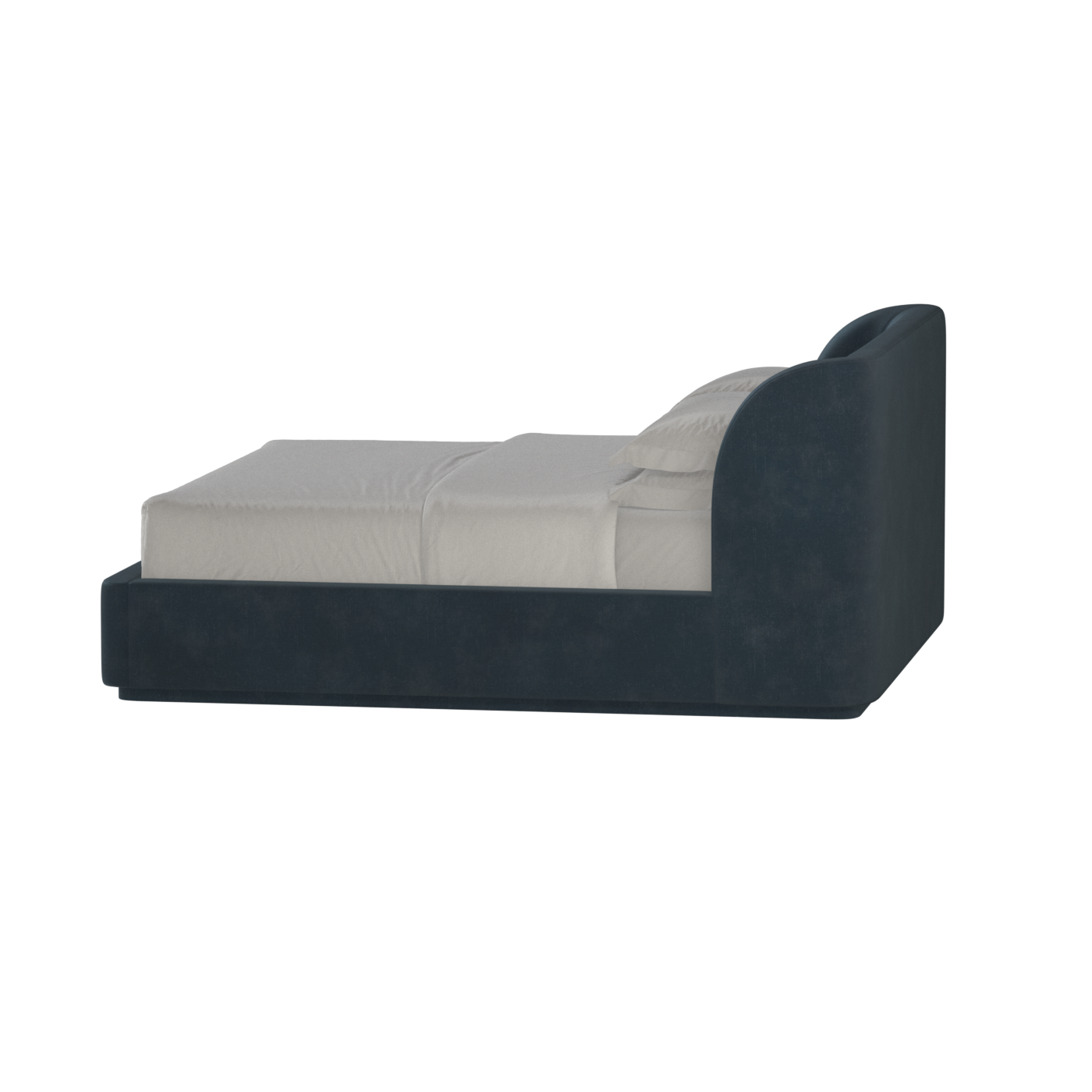 Giacomo Double Bed with Wide Panelled Headboard