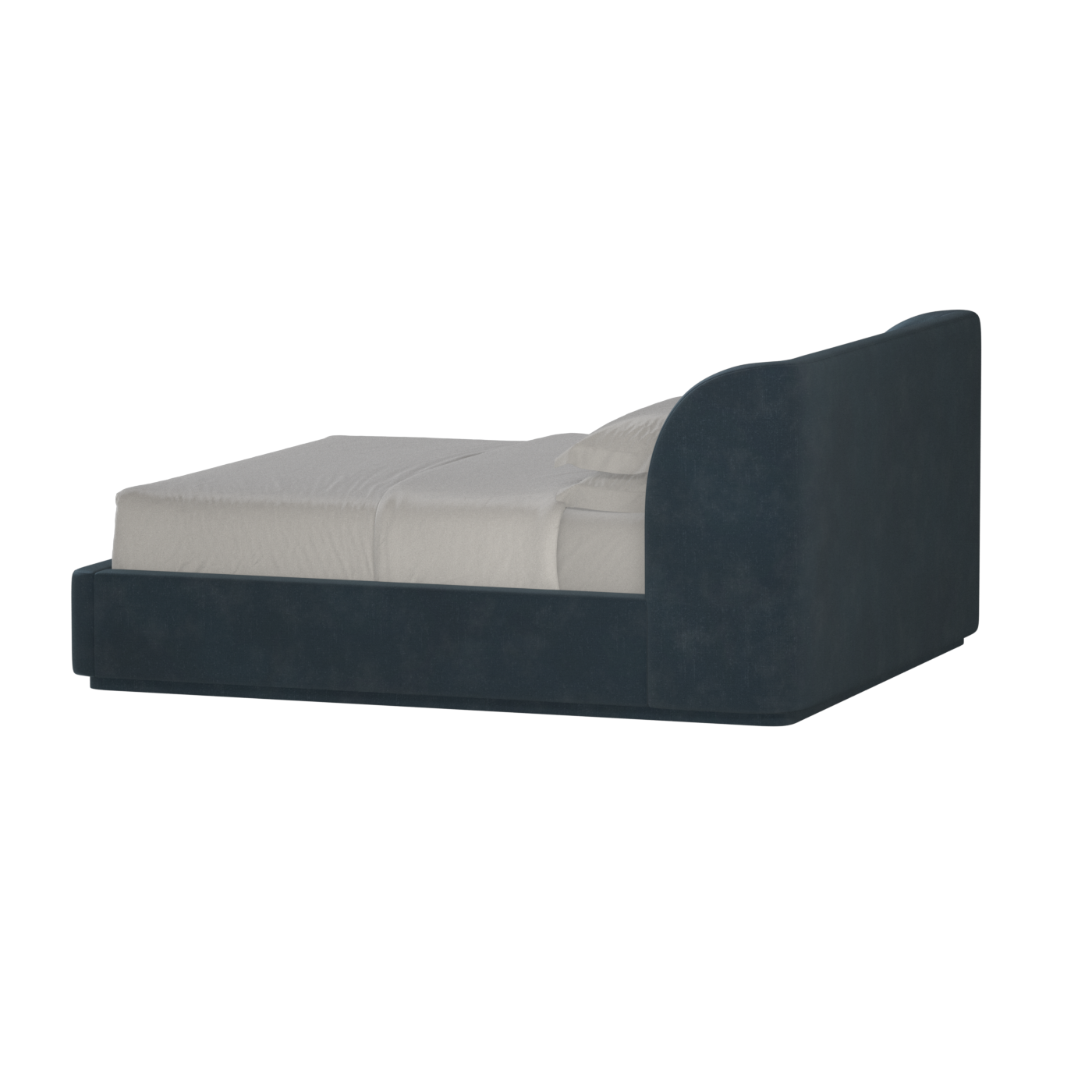 Giacomo Double Bed with Wide Panelled Headboard