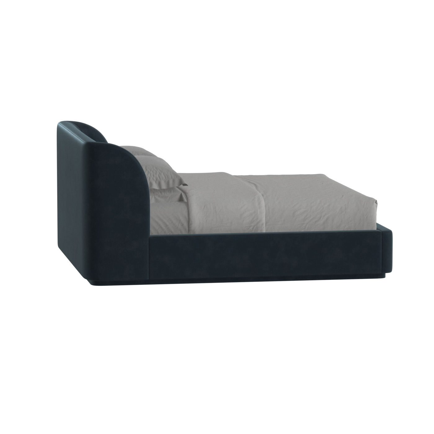 Giacomo Double Bed with Wide Panelled Headboard