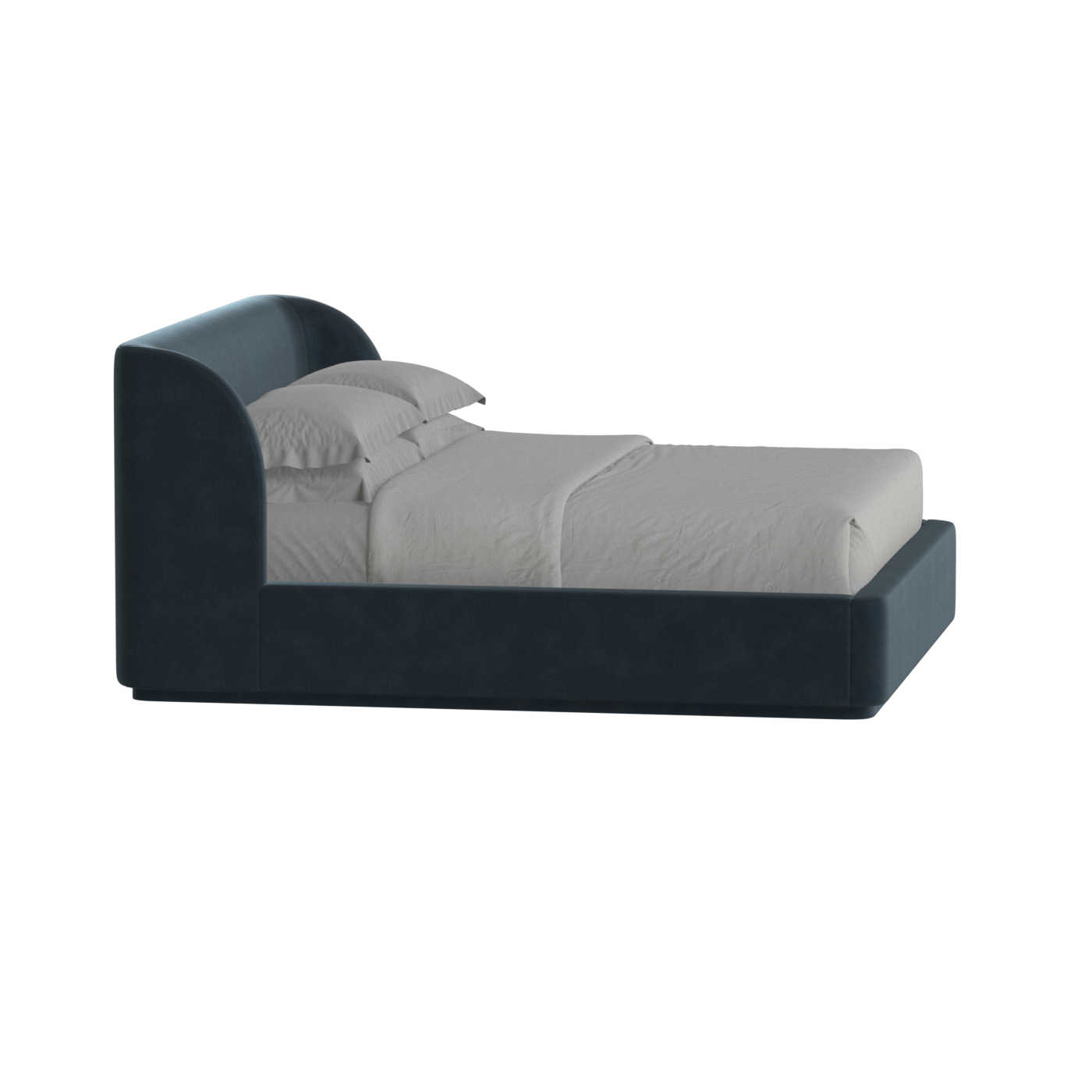 Giacomo Double Bed with Wide Panelled Headboard