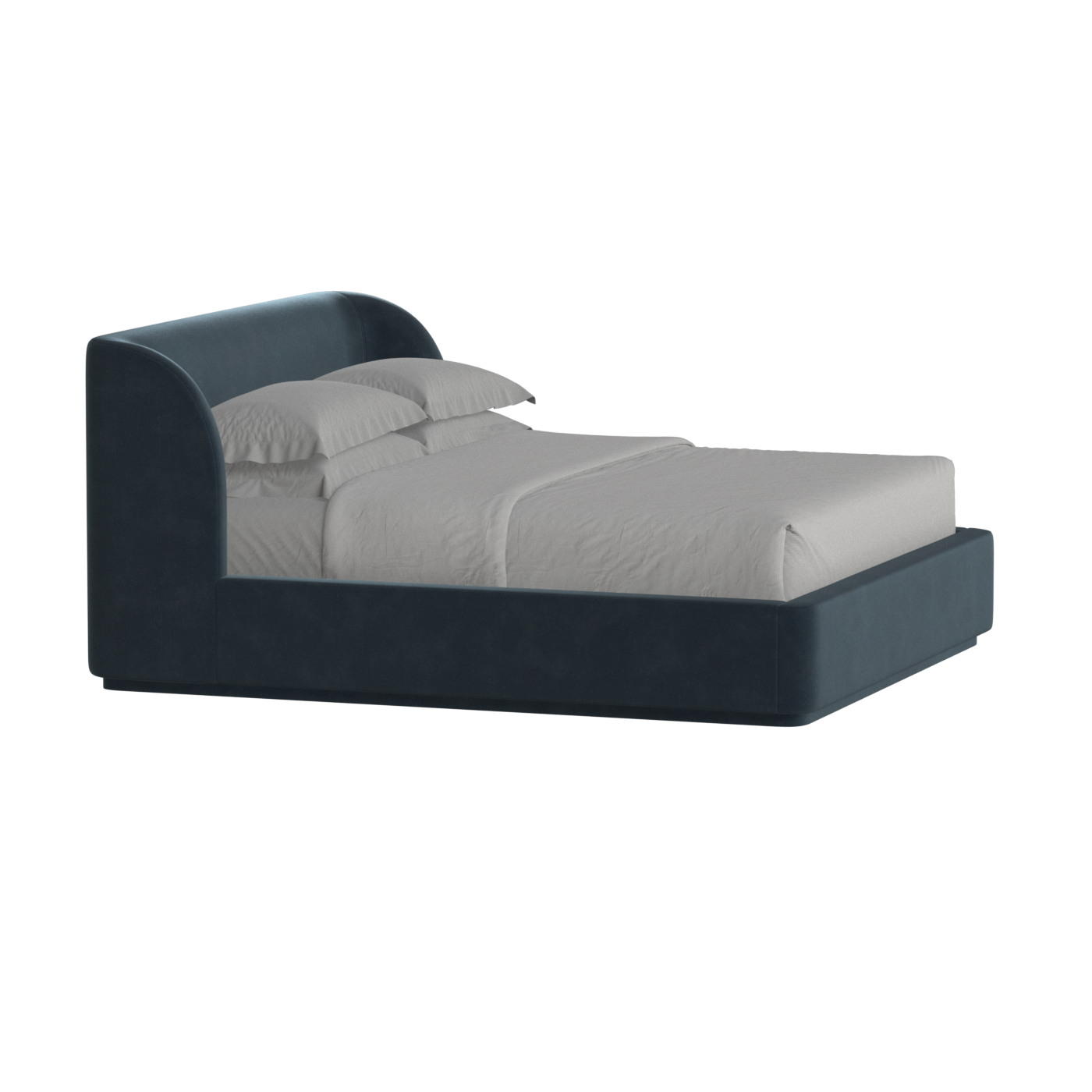 Giacomo Double Bed with Wide Panelled Headboard