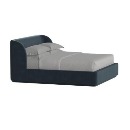 Giacomo Double Bed with Wide Panelled Headboard