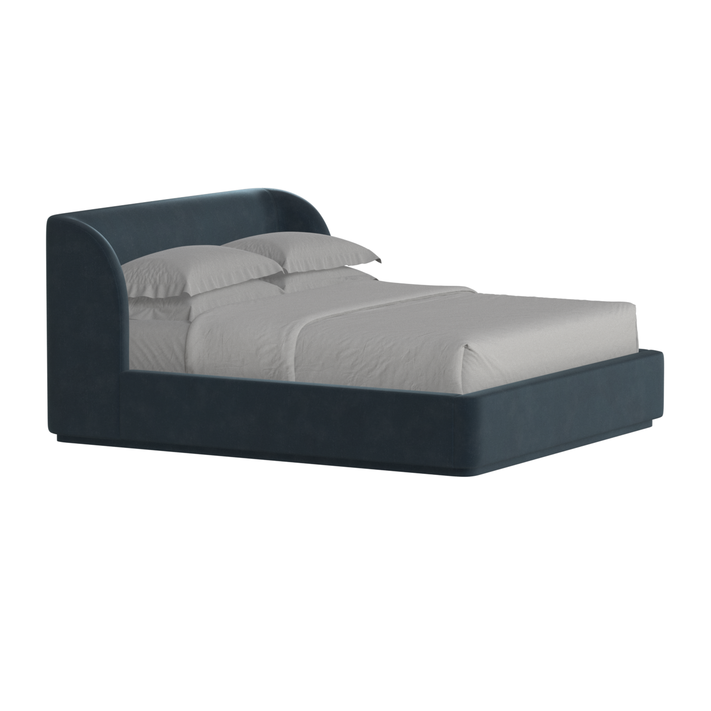 Giacomo Double Bed with Wide Panelled Headboard