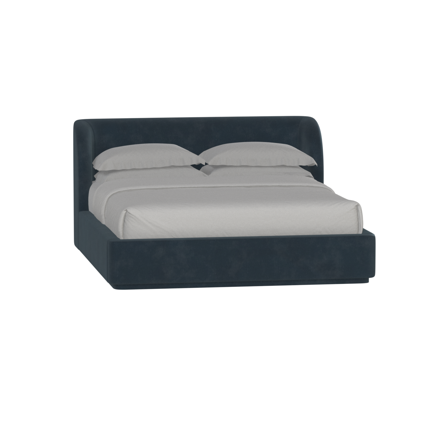 Giacomo Double Bed with Wide Panelled Headboard