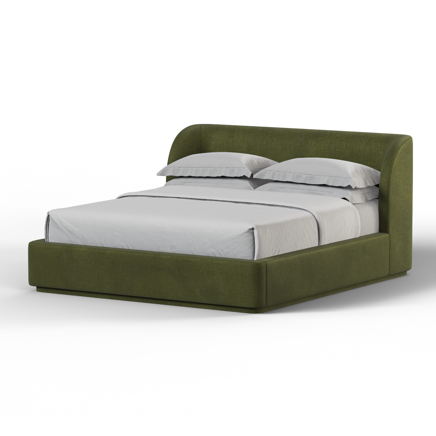 Giacomo Double Bed with Wide Panelled Headboard