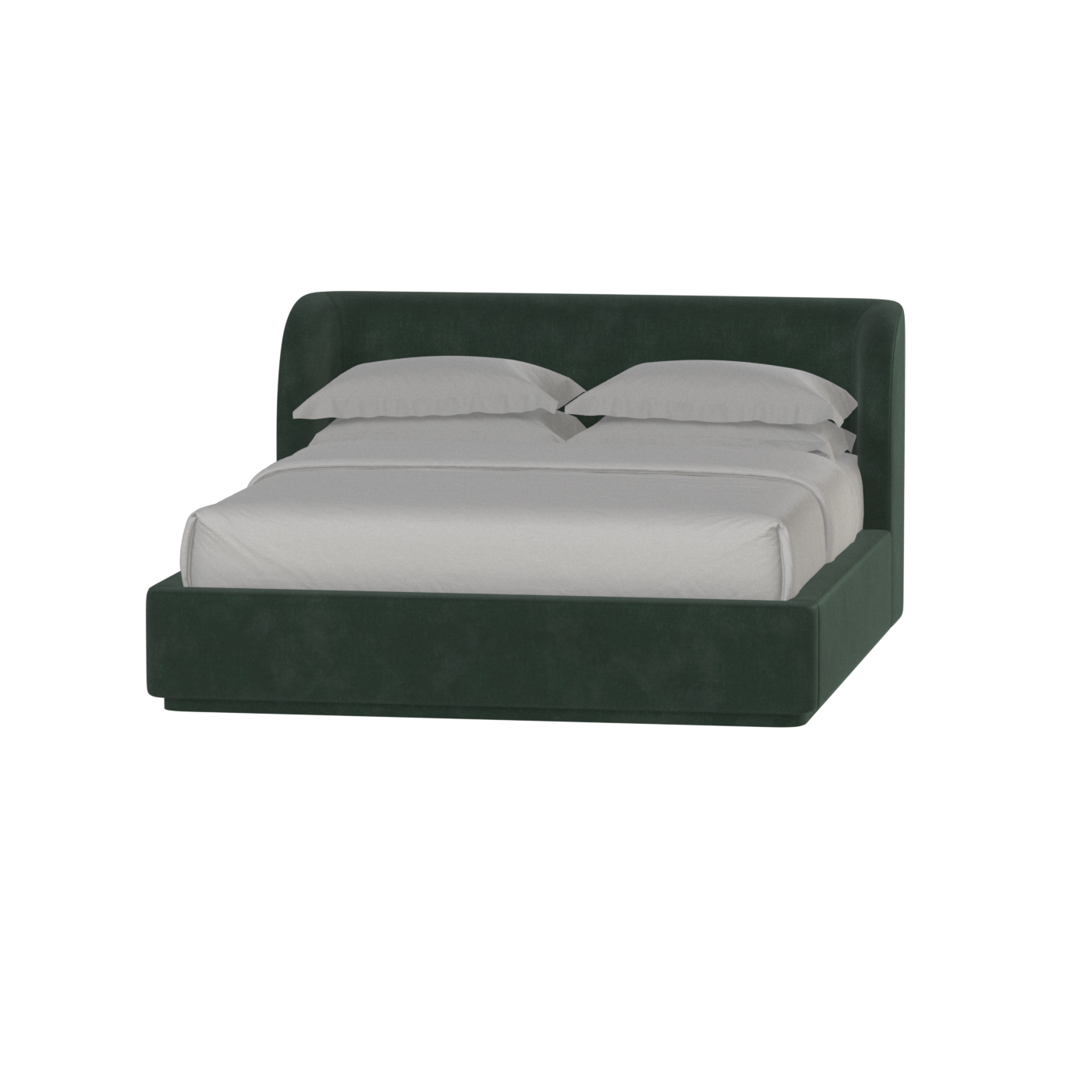 Giacomo Double Bed with Wide Panelled Headboard