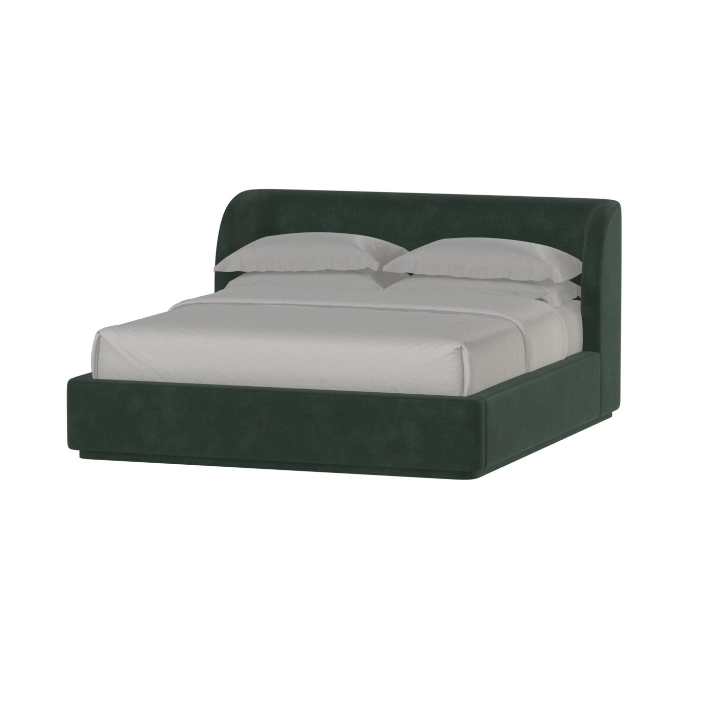 Giacomo Double Bed with Wide Panelled Headboard