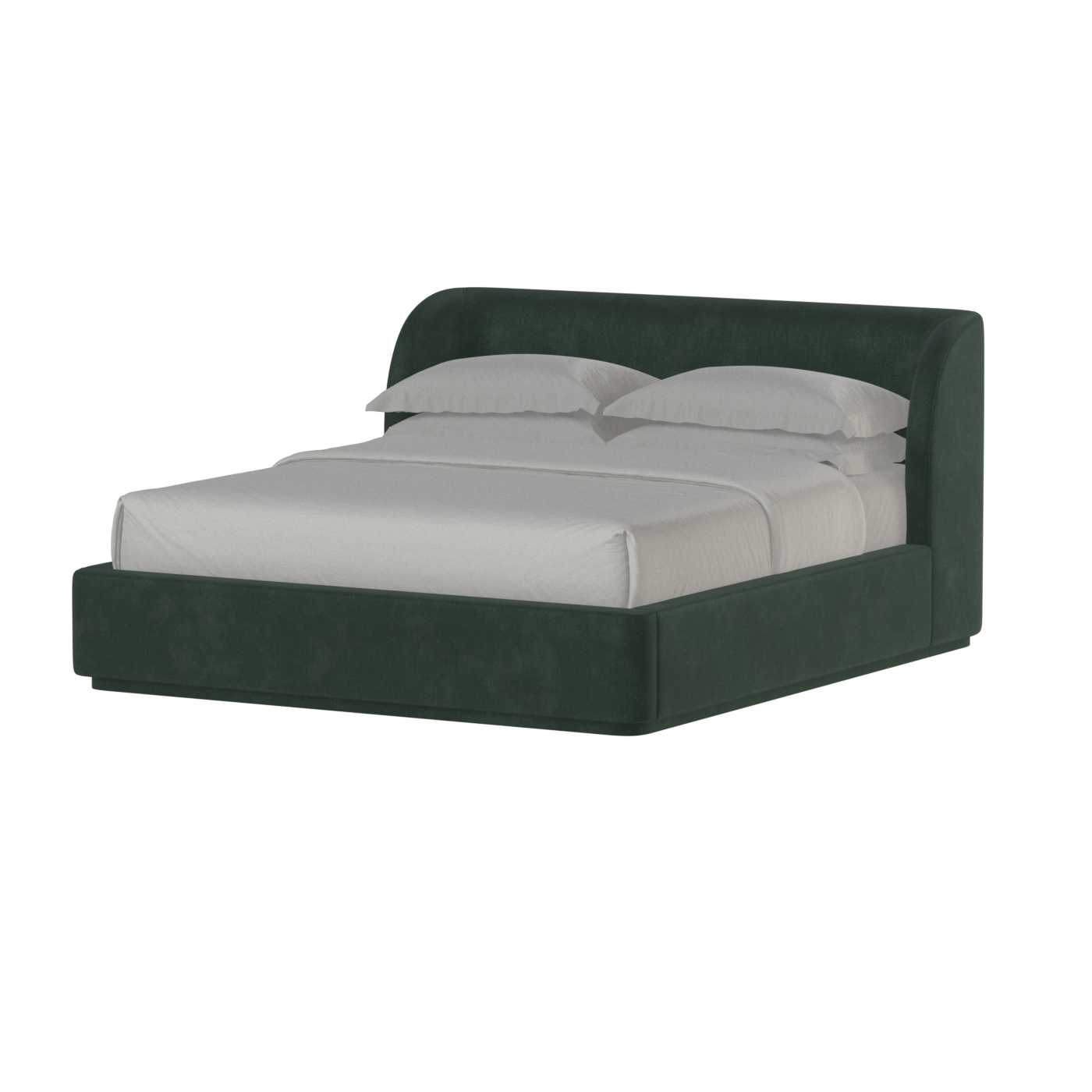 Giacomo Double Bed with Wide Panelled Headboard