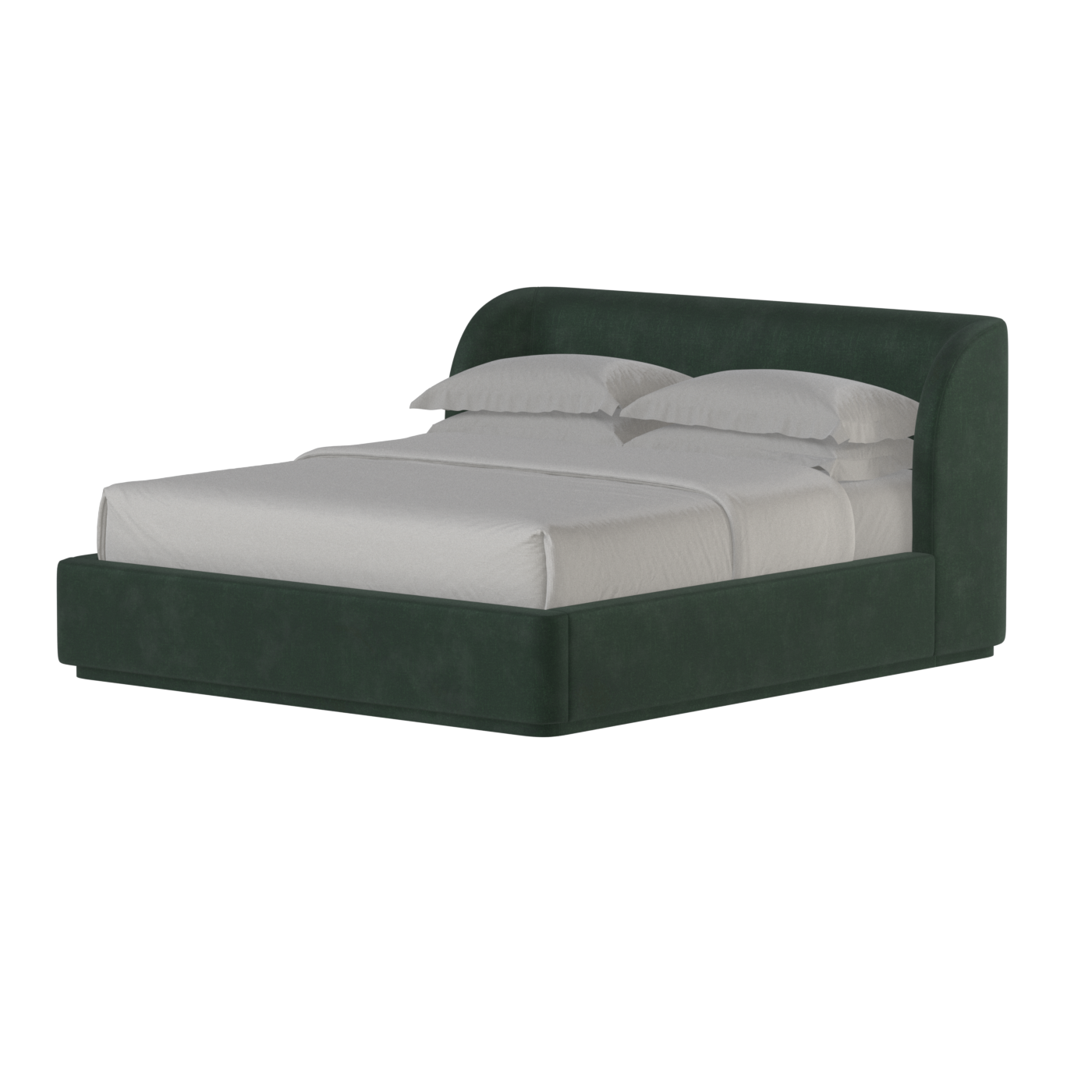 Giacomo Double Bed with Wide Panelled Headboard