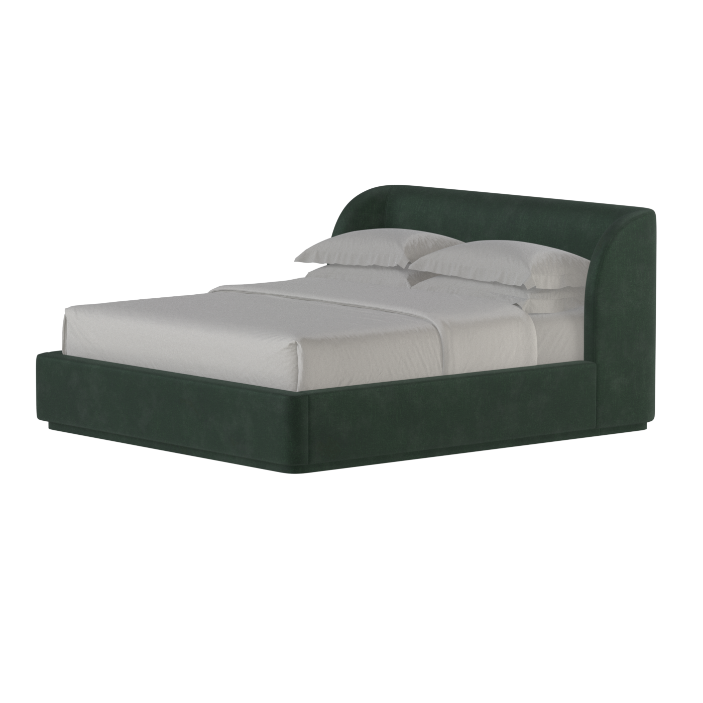 Giacomo Double Bed with Wide Panelled Headboard