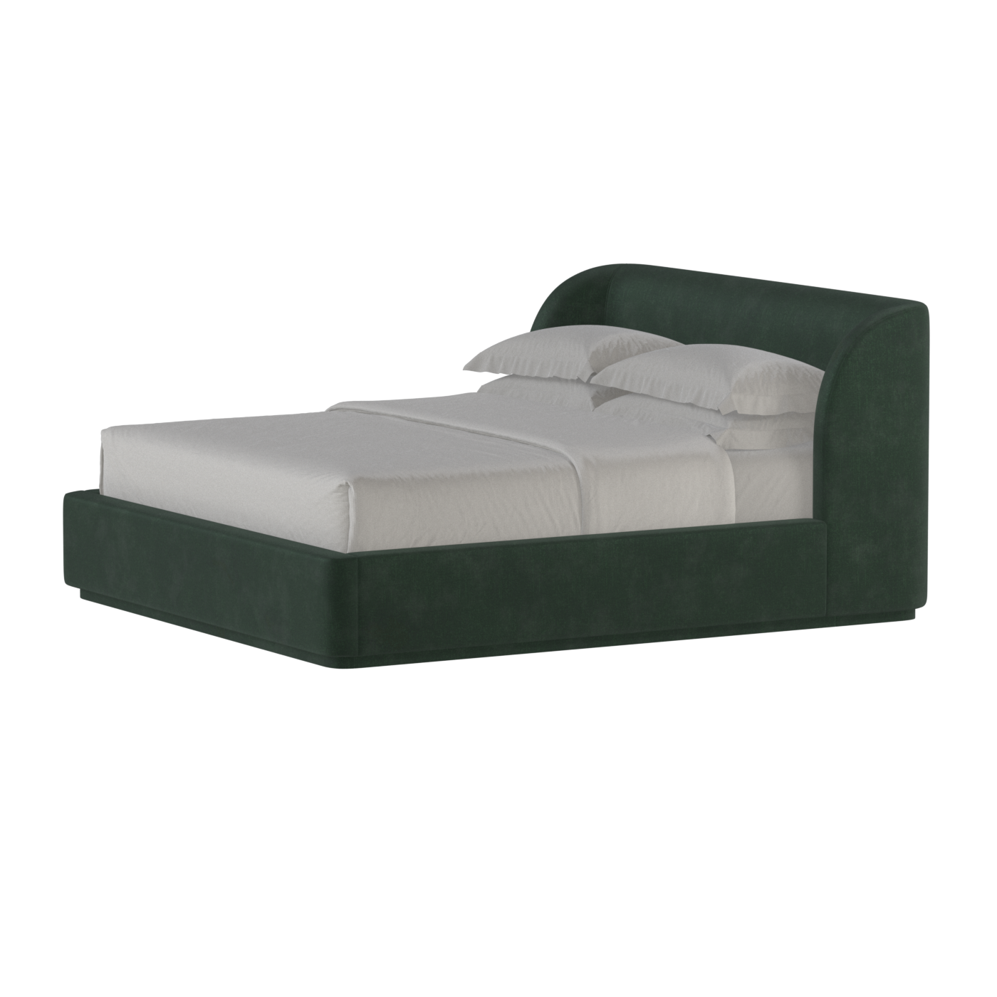 Giacomo Double Bed with Wide Panelled Headboard
