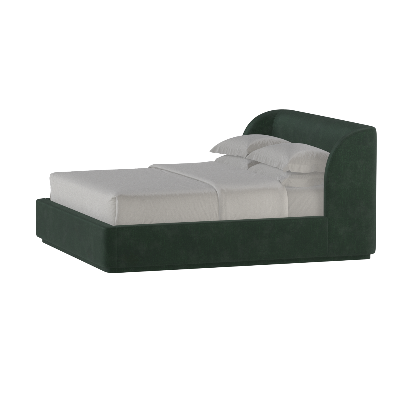 Giacomo Double Bed with Wide Panelled Headboard