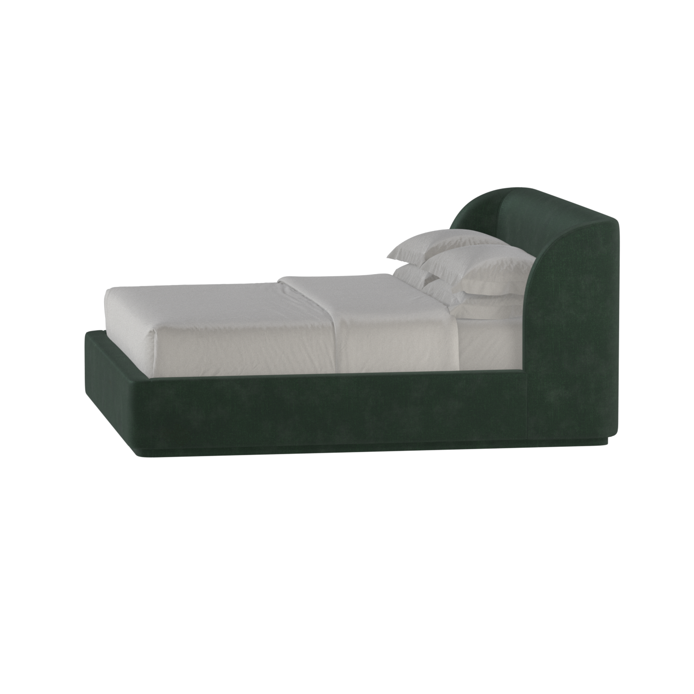 Giacomo Double Bed with Wide Panelled Headboard