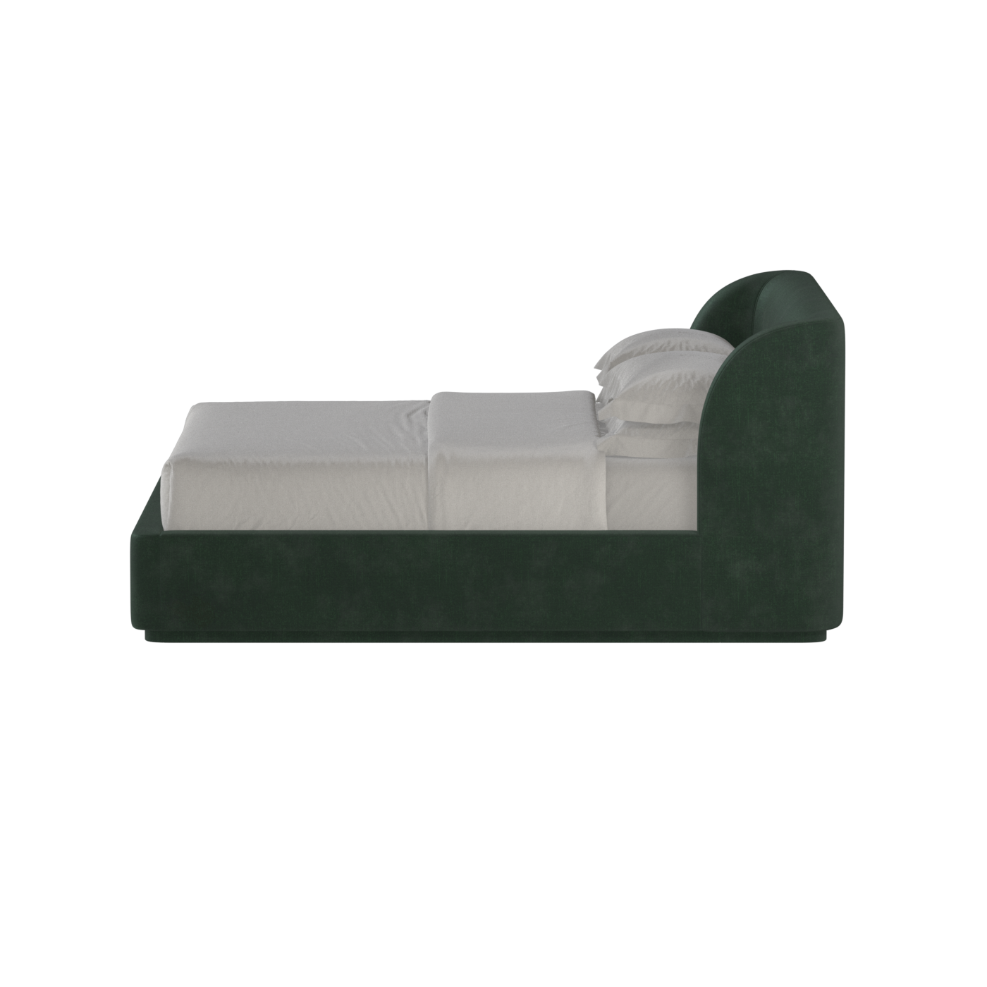 Giacomo Double Bed with Wide Panelled Headboard