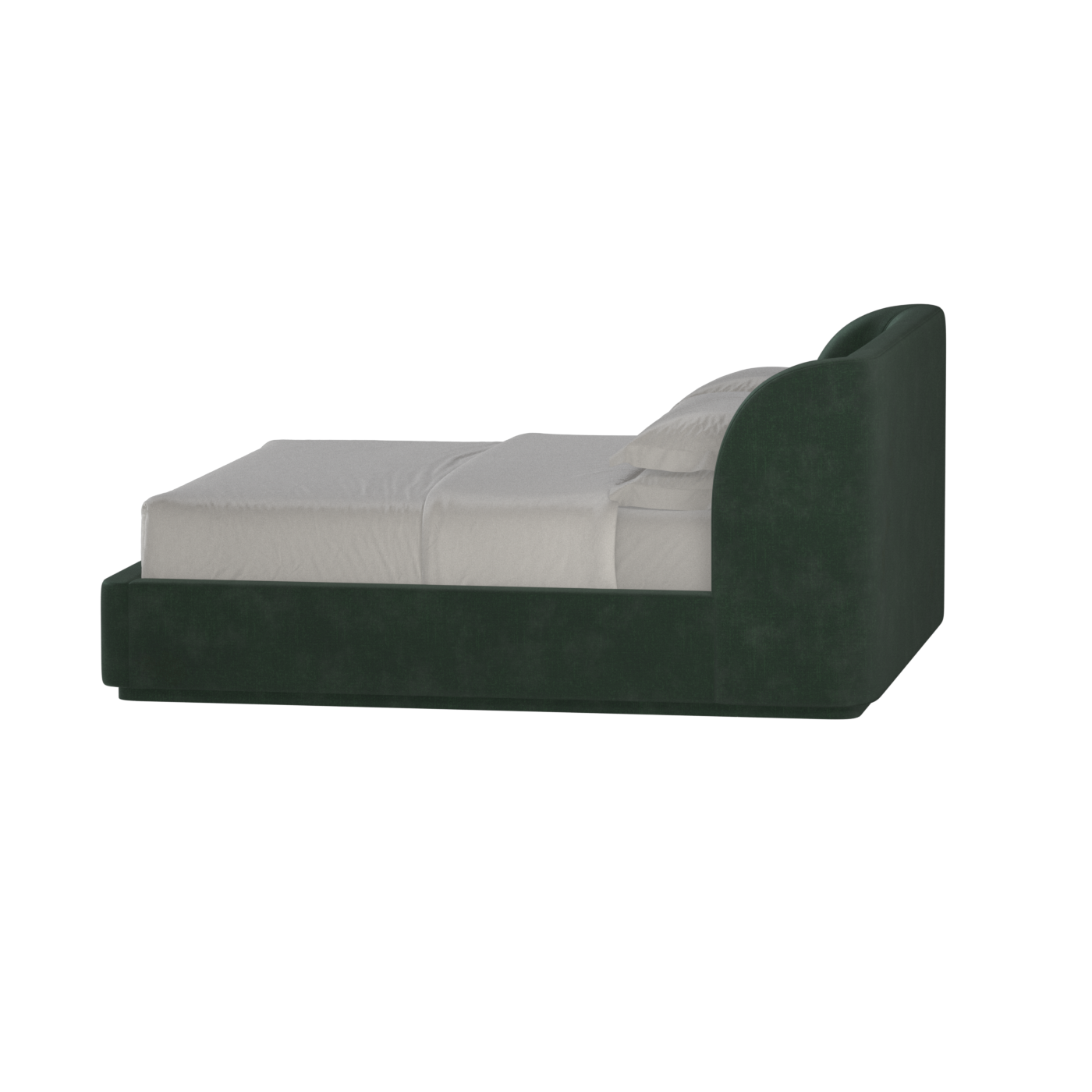 Giacomo Double Bed with Wide Panelled Headboard