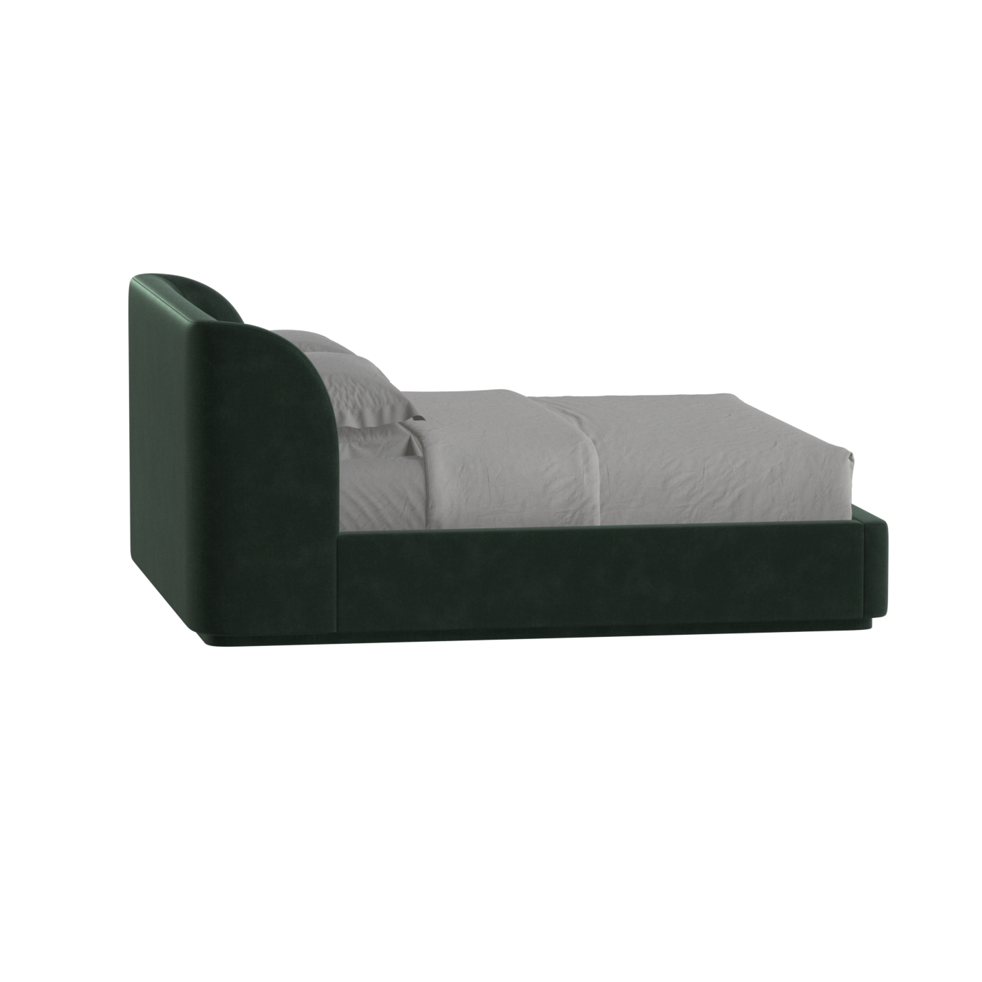 Giacomo Double Bed with Wide Panelled Headboard