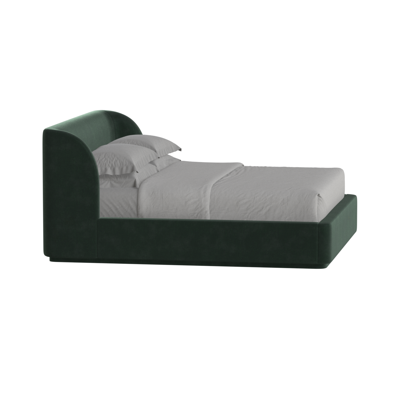 Giacomo Double Bed with Wide Panelled Headboard