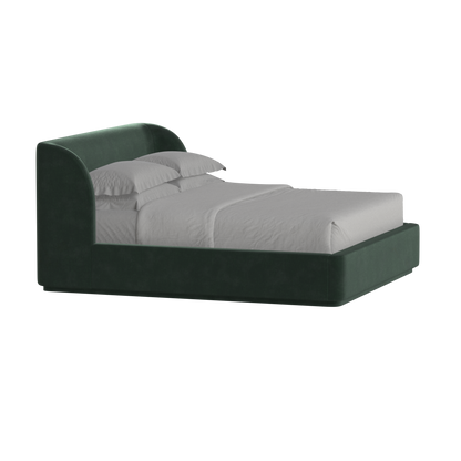 Giacomo Double Bed with Wide Panelled Headboard