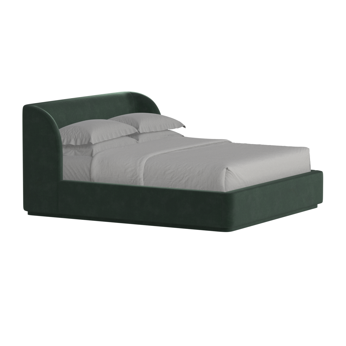 Giacomo Double Bed with Wide Panelled Headboard
