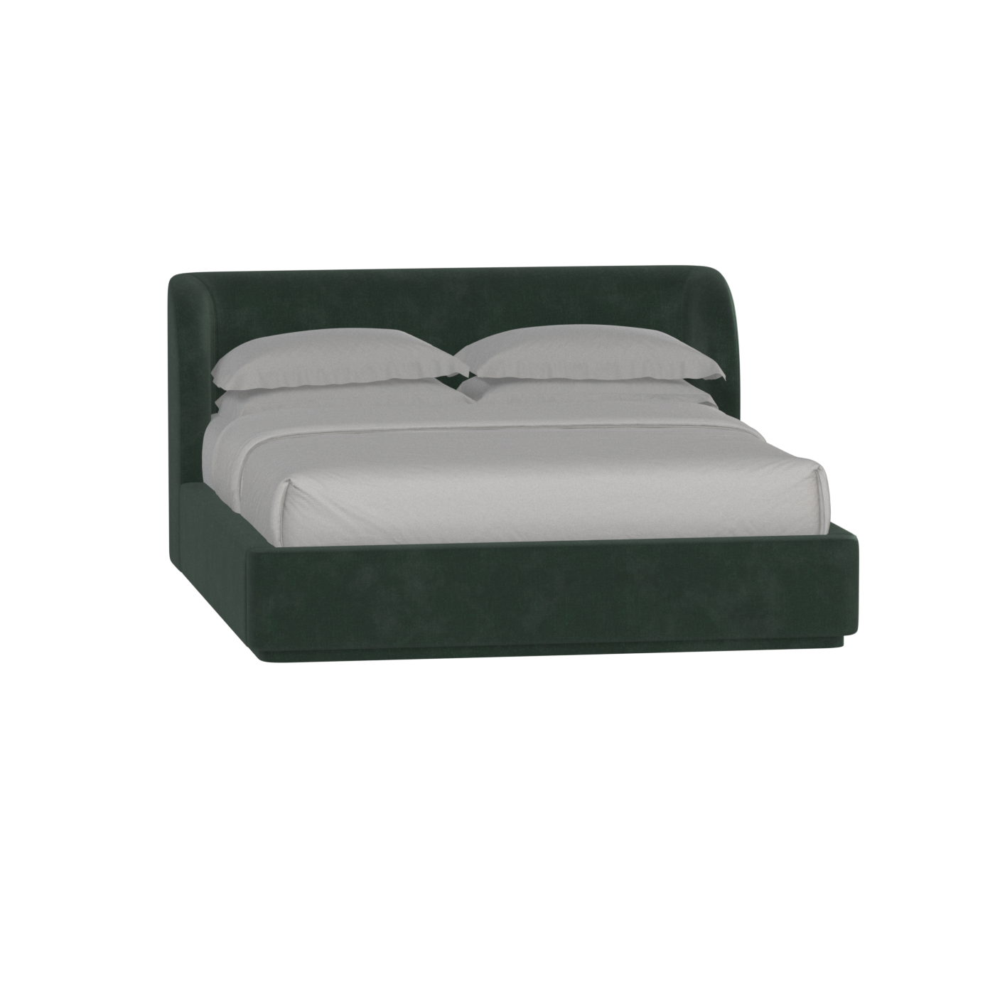 Giacomo Double Bed with Wide Panelled Headboard