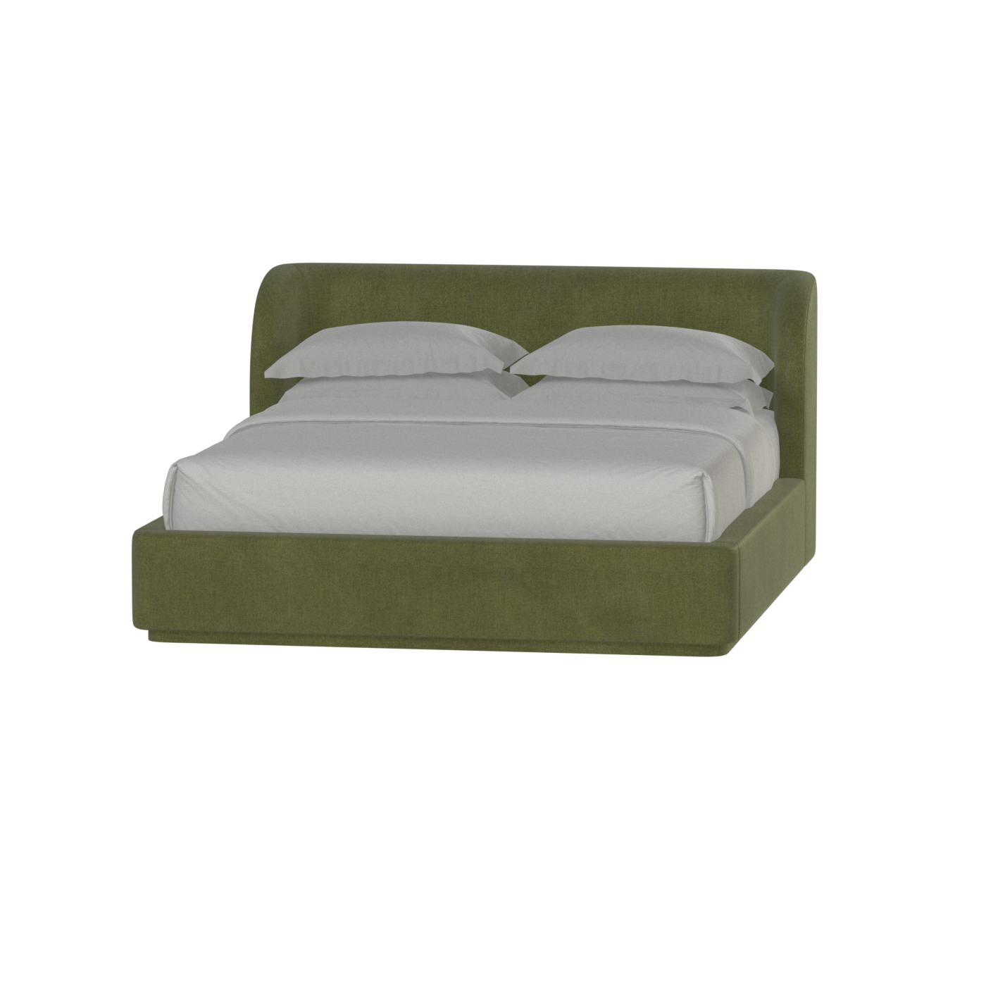 Giacomo Double Bed with Wide Panelled Headboard
