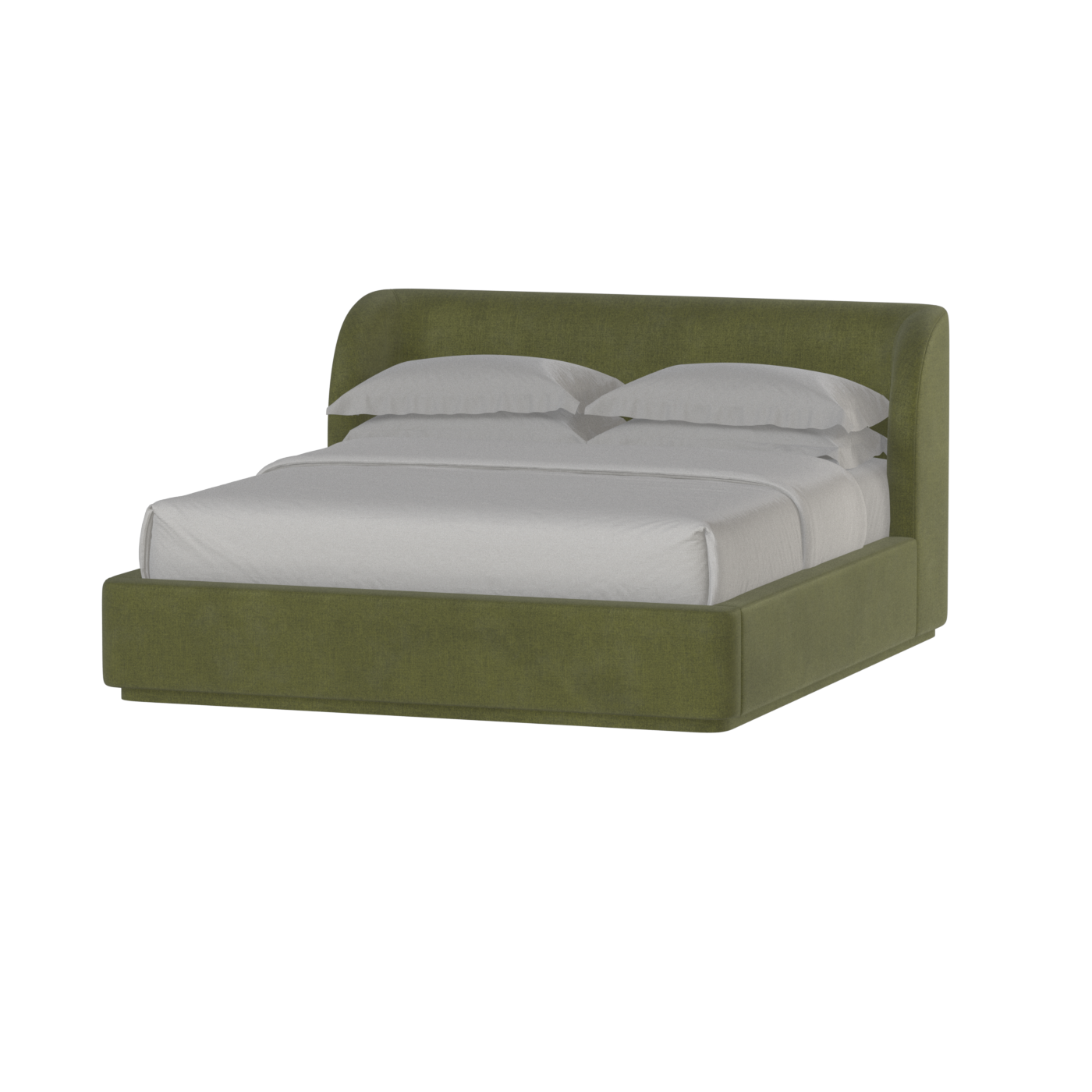 Giacomo Double Bed with Wide Panelled Headboard