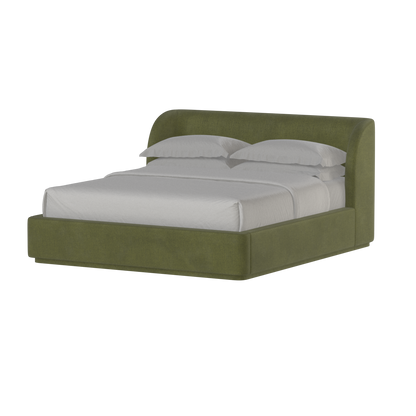 Giacomo Double Bed with Wide Panelled Headboard