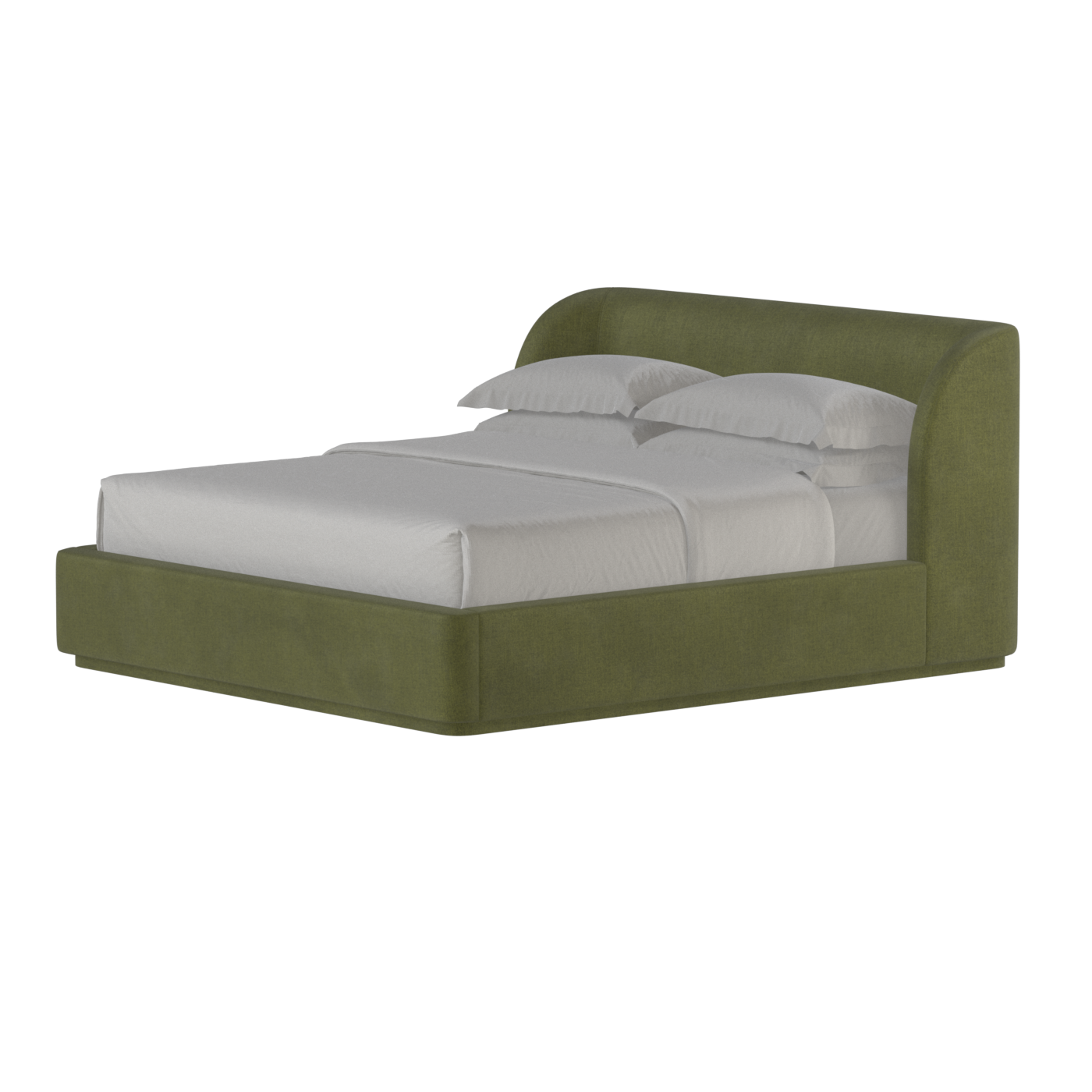 Giacomo Double Bed with Wide Panelled Headboard